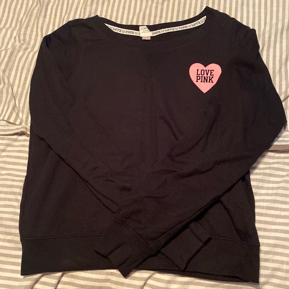 black crew neck